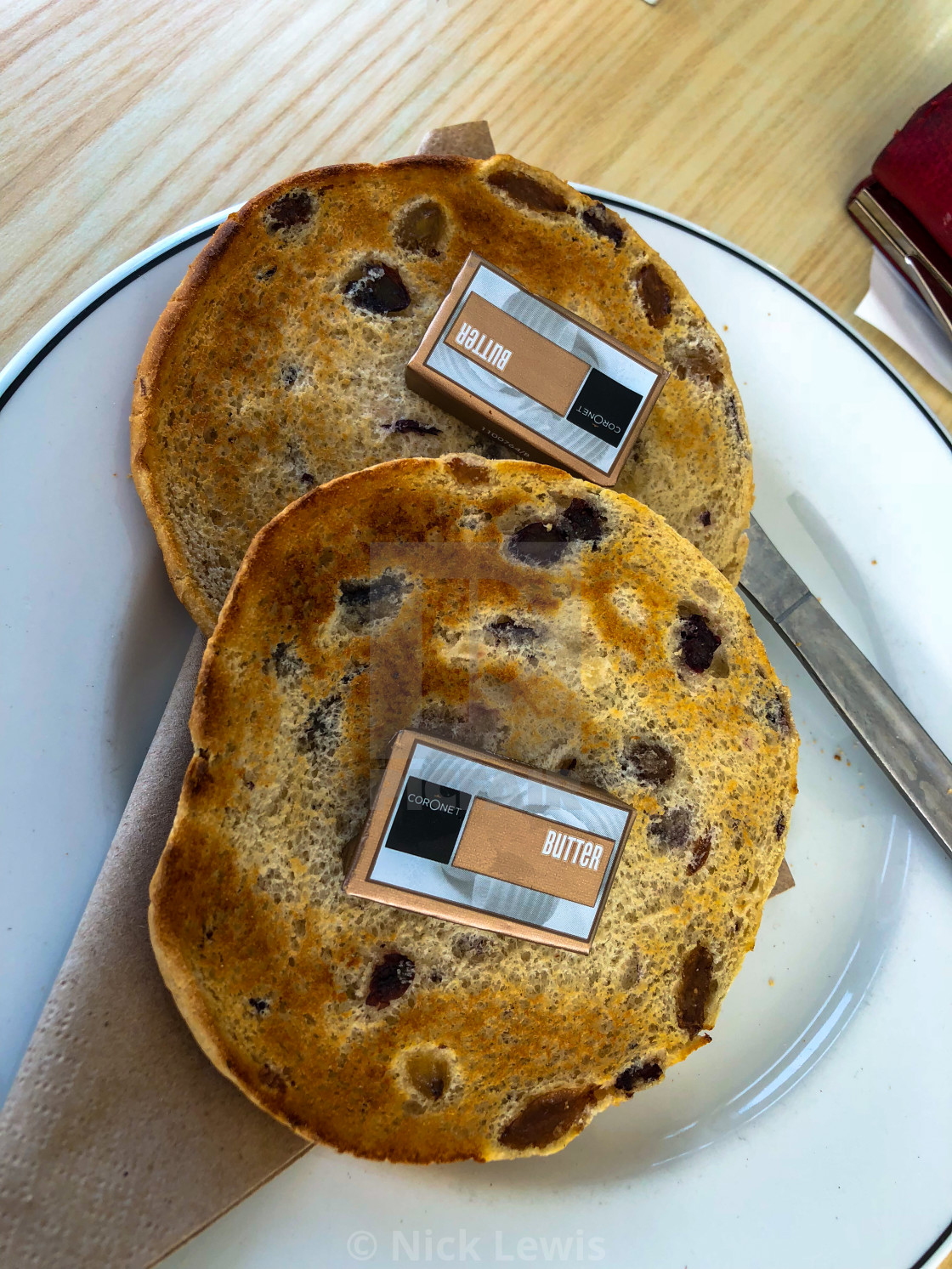 "Toasted Teacakes" stock image