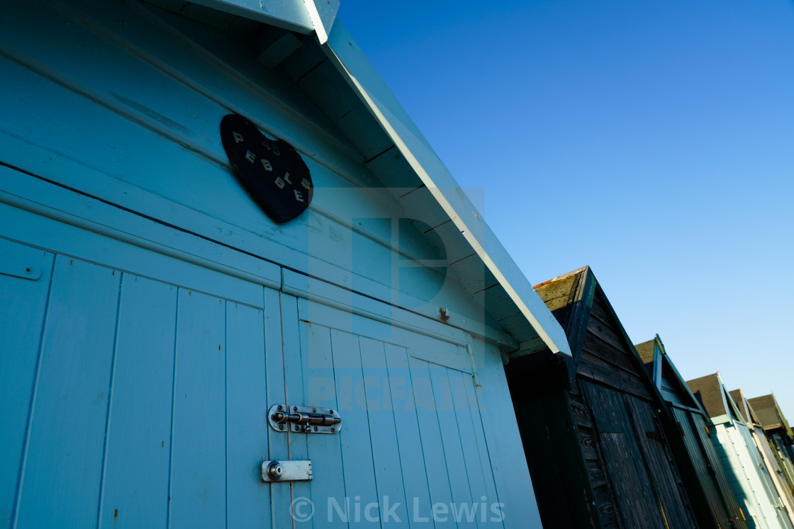 "Beach Huts" stock image