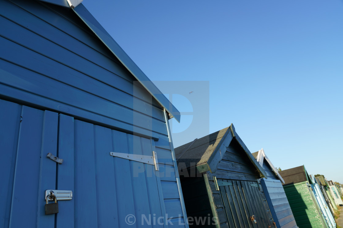 "Beach Huts" stock image