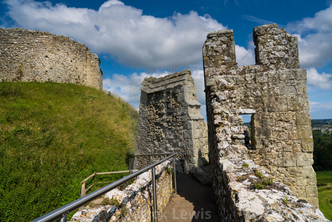 "Carisbrook Castle, Isle of Wight, England" stock image