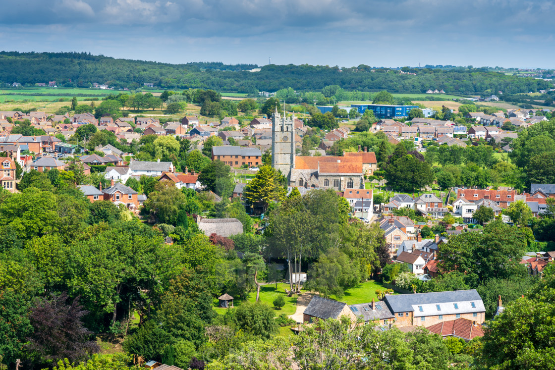 "Carisbrook Castle, Isle of Wight, England" stock image