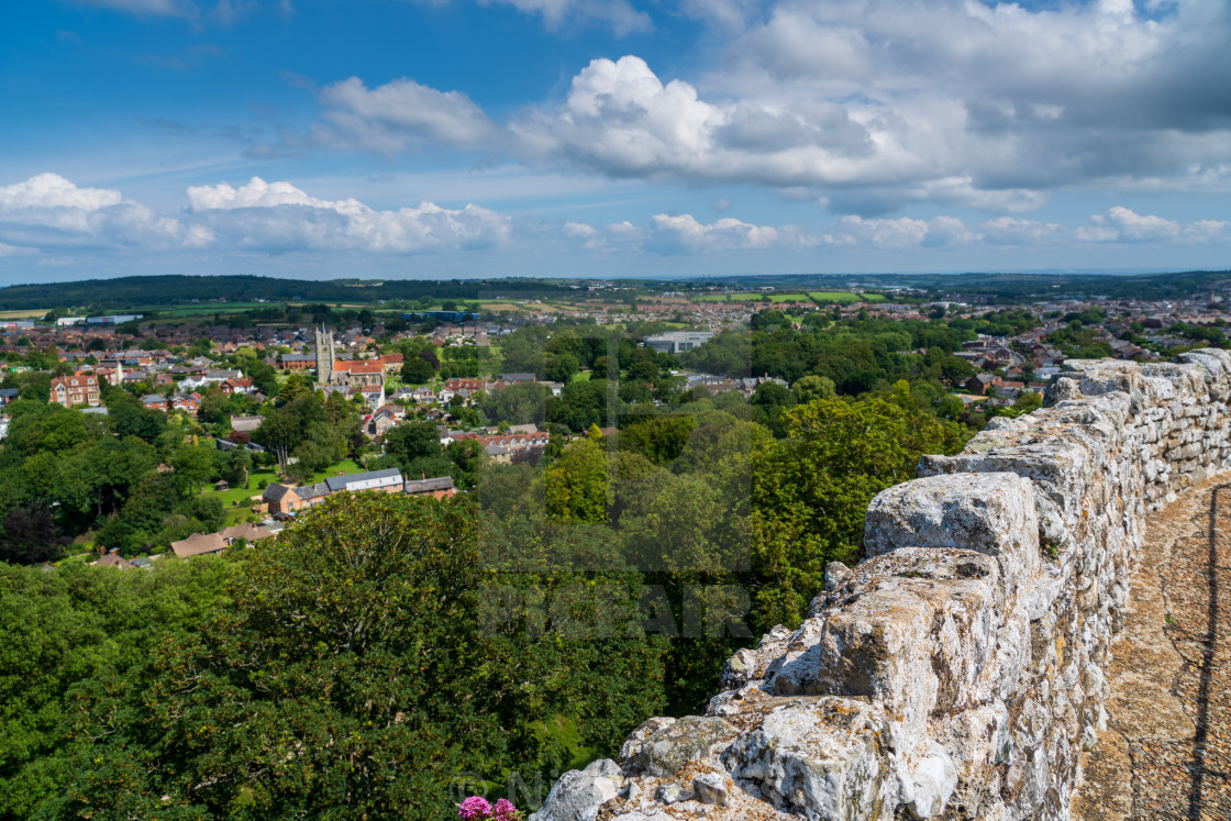 "Carisbrook Castle, Isle of Wight, England" stock image