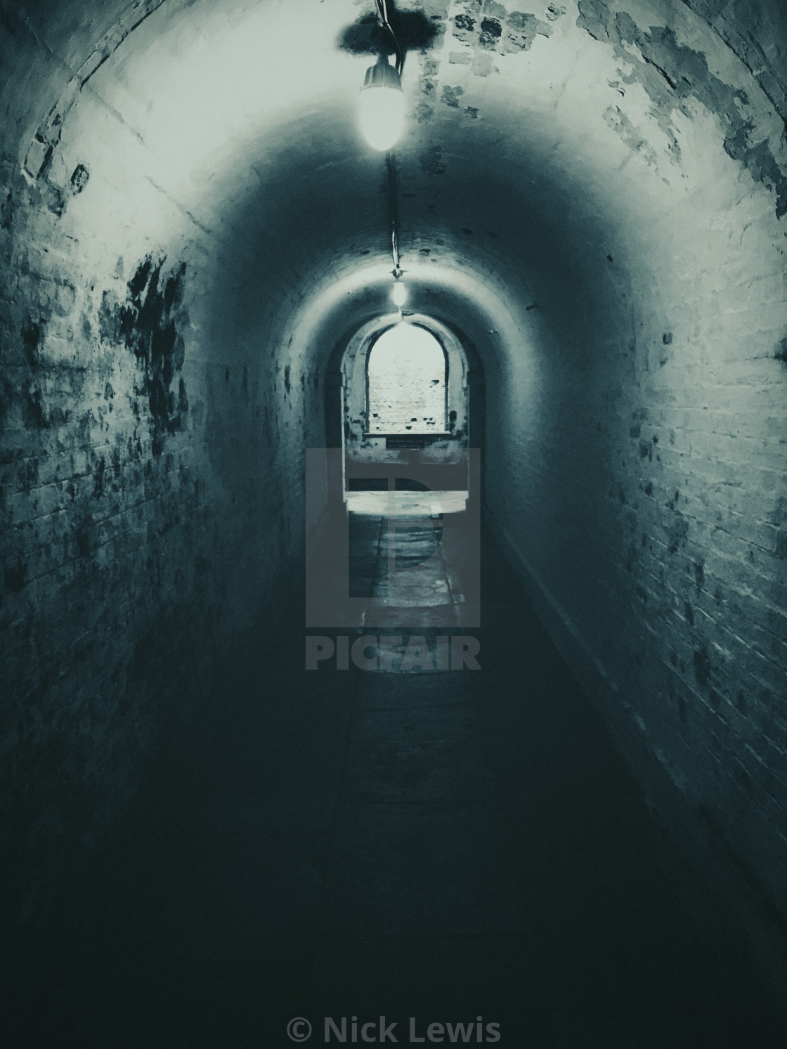 "A cold tunnel" stock image