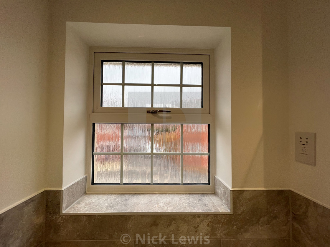 "bathroom in a new house" stock image