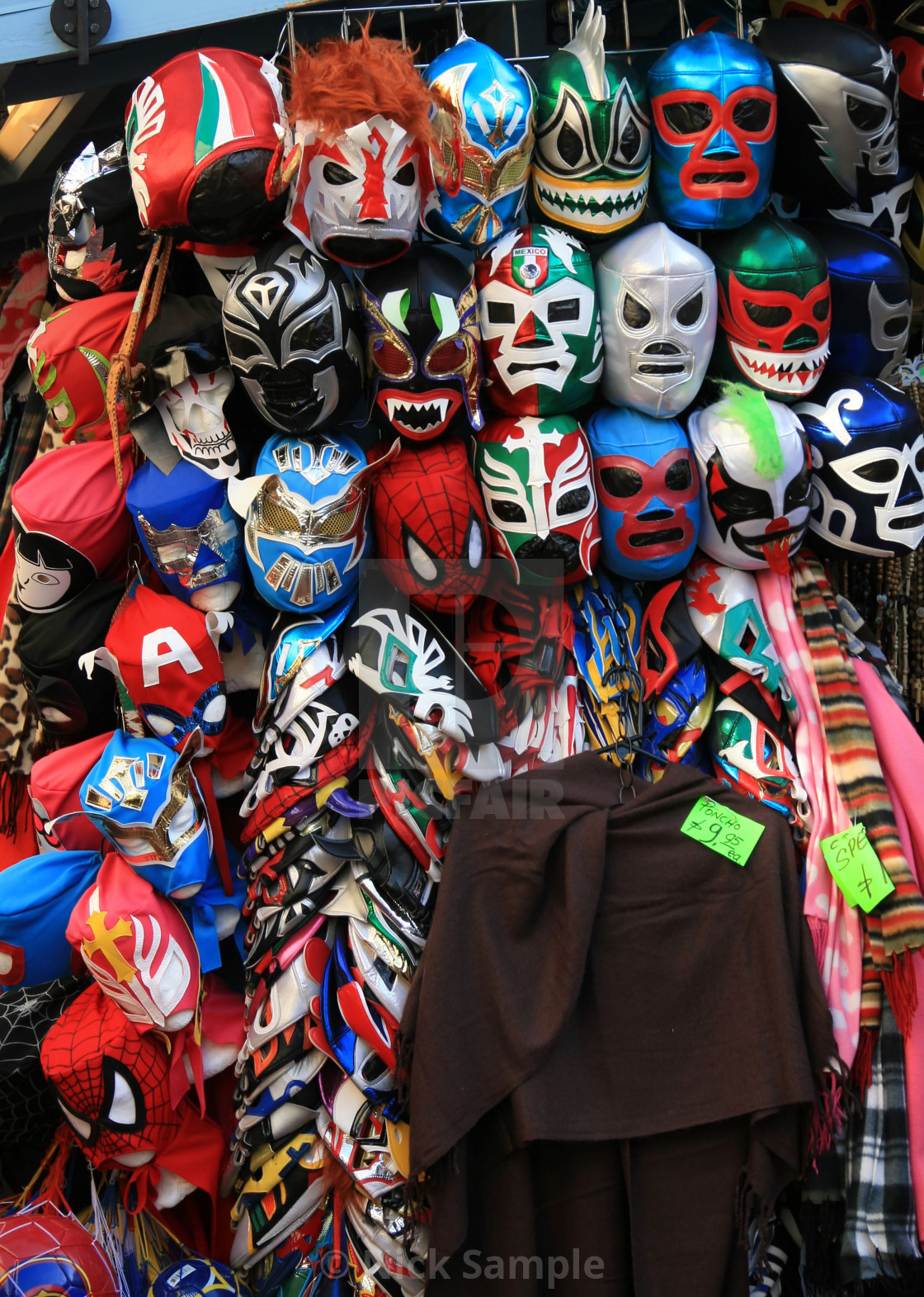 "Mexican Wrestling Masks" stock image