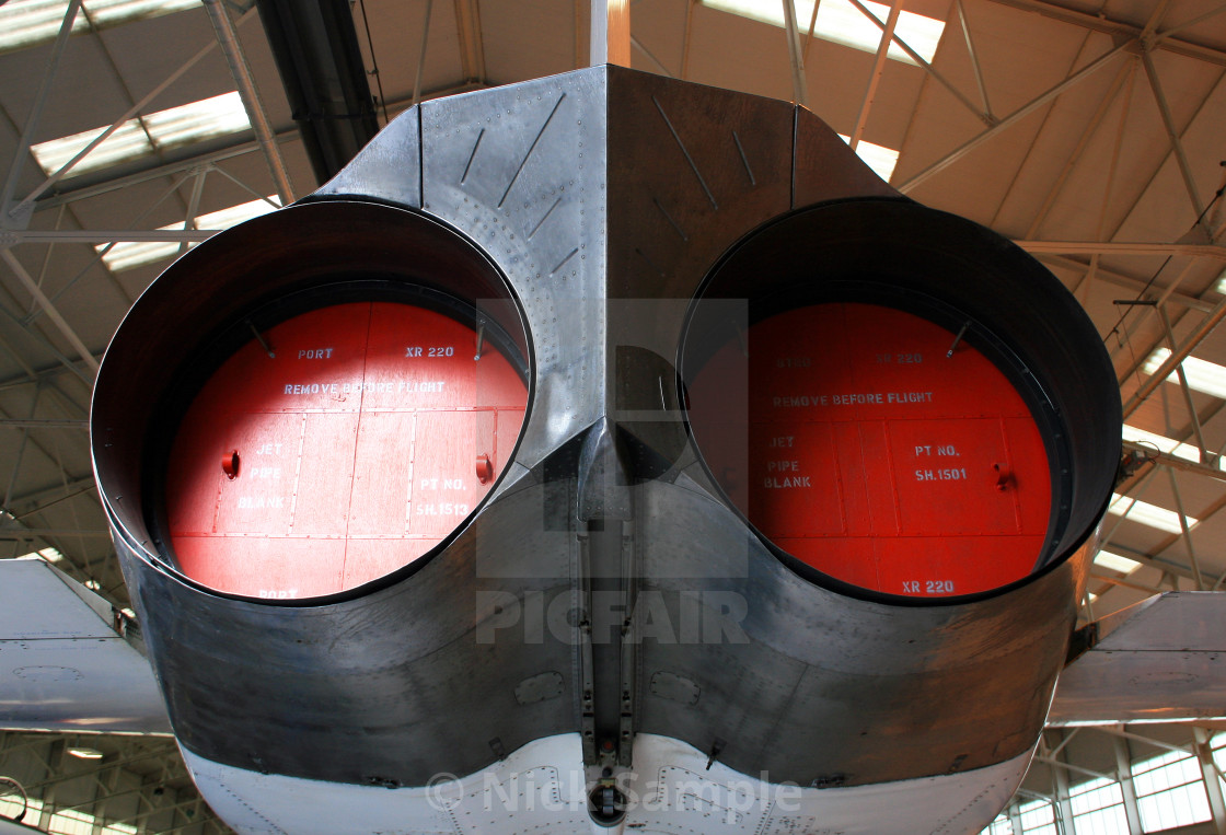 "BAC TSR-2 Engine Outlets" stock image