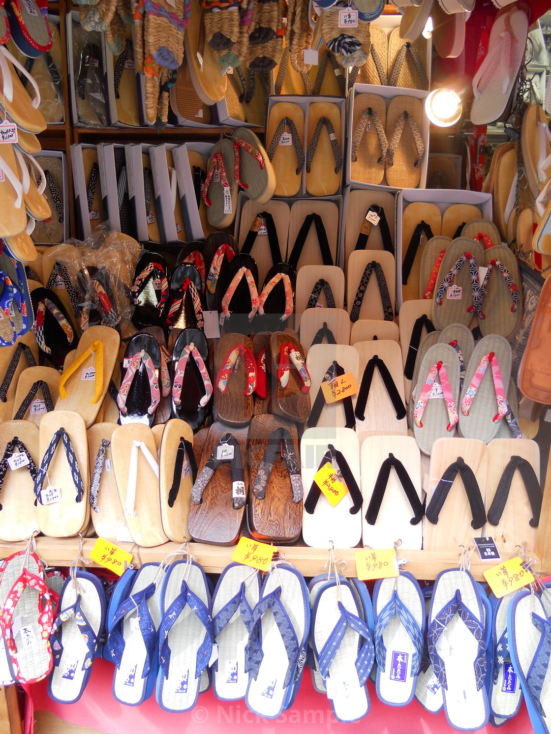 "Japanese Flip Flop Shop" stock image