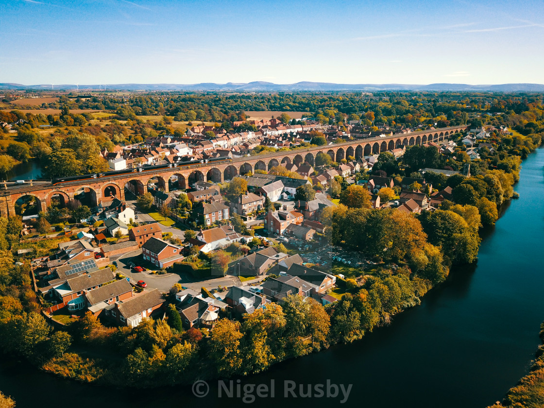 "The historic North Yorkshire town of Yarm" stock image