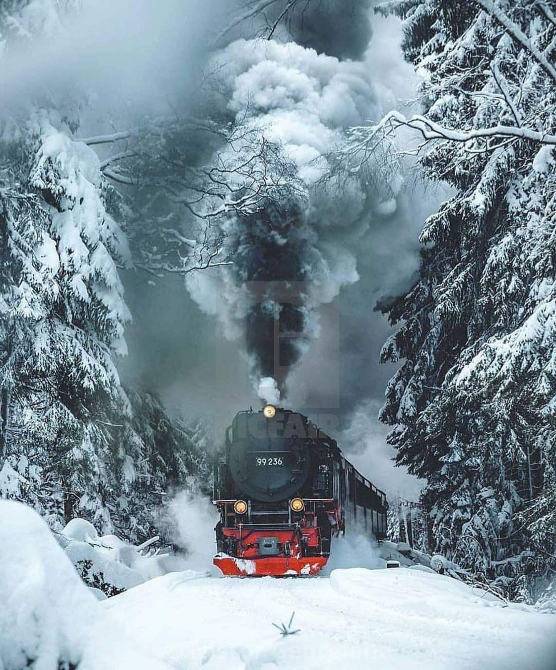 "Old steam train in Romania" stock image