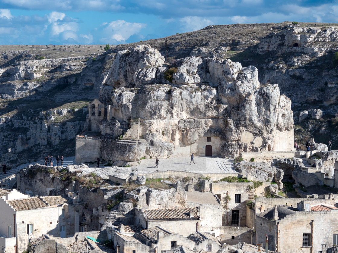 "Madonna de Idris Church, Matera, Italy" stock image