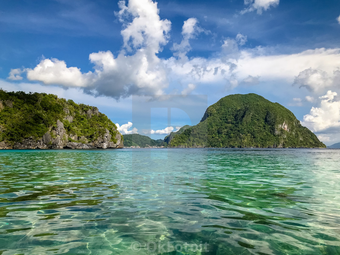 "Tropical sea of Cadlao Island" stock image