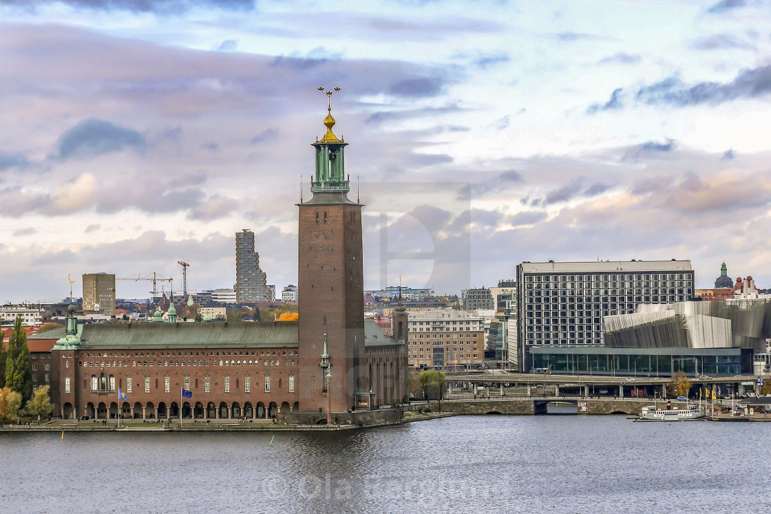 "City Hall in Stockholm, Sweden." stock image