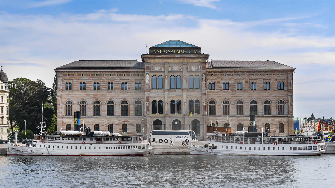 "National Museum in Stockholm." stock image