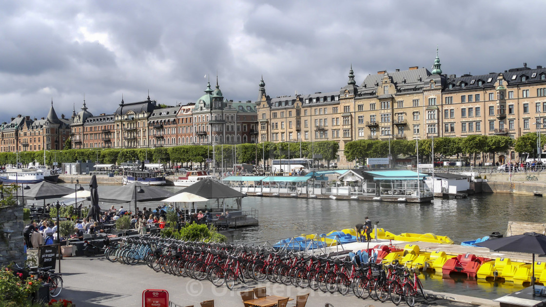 "Hamngatan in Stockholm." stock image