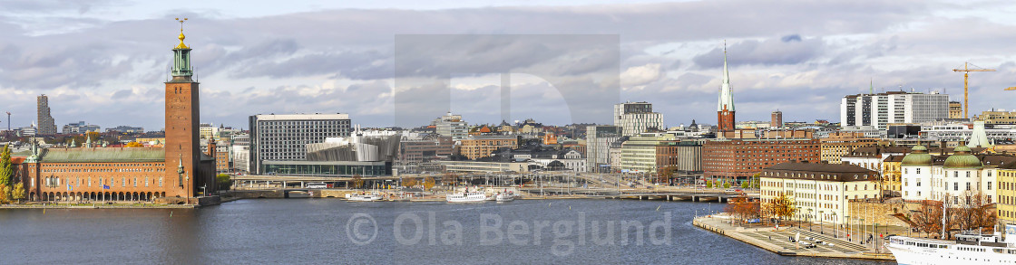 "Panorama Stockholm, Sweden 1." stock image