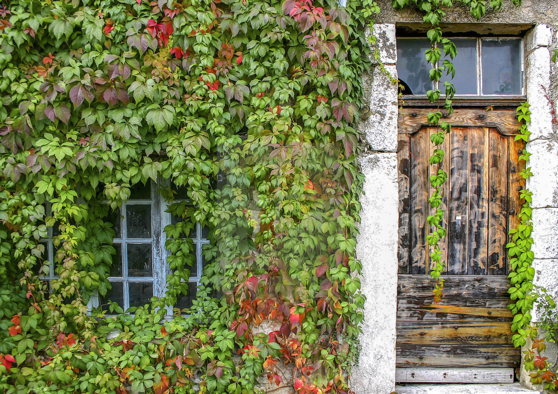 "Door in Saint-Paul, France." stock image