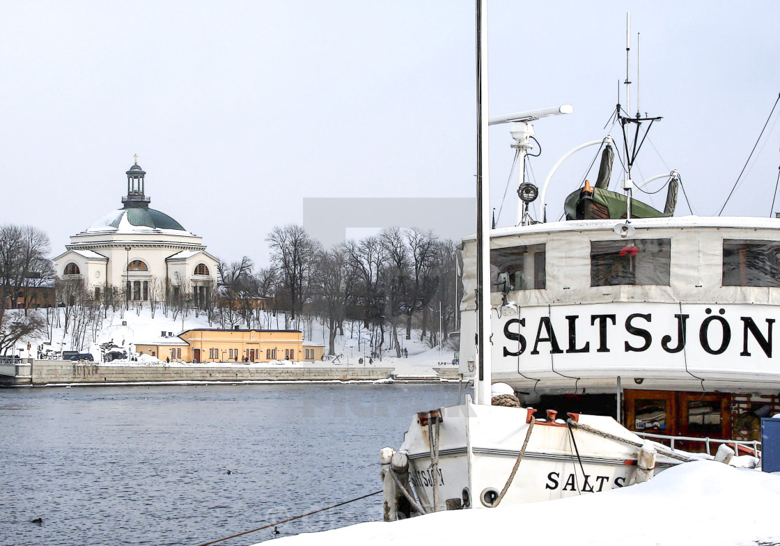 "The Archipelago boat "Saltsjön" in Stockholm." stock image