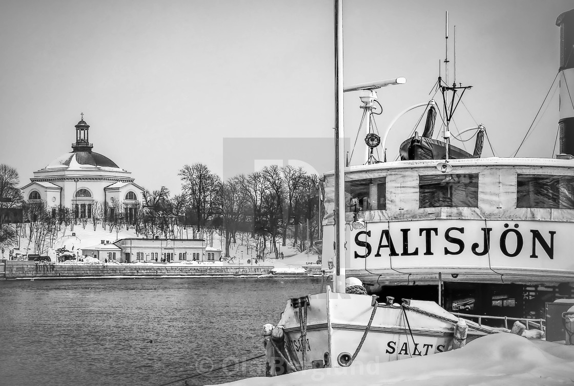 "The Archipelago boat "Saltsjön" in Stockholm." stock image