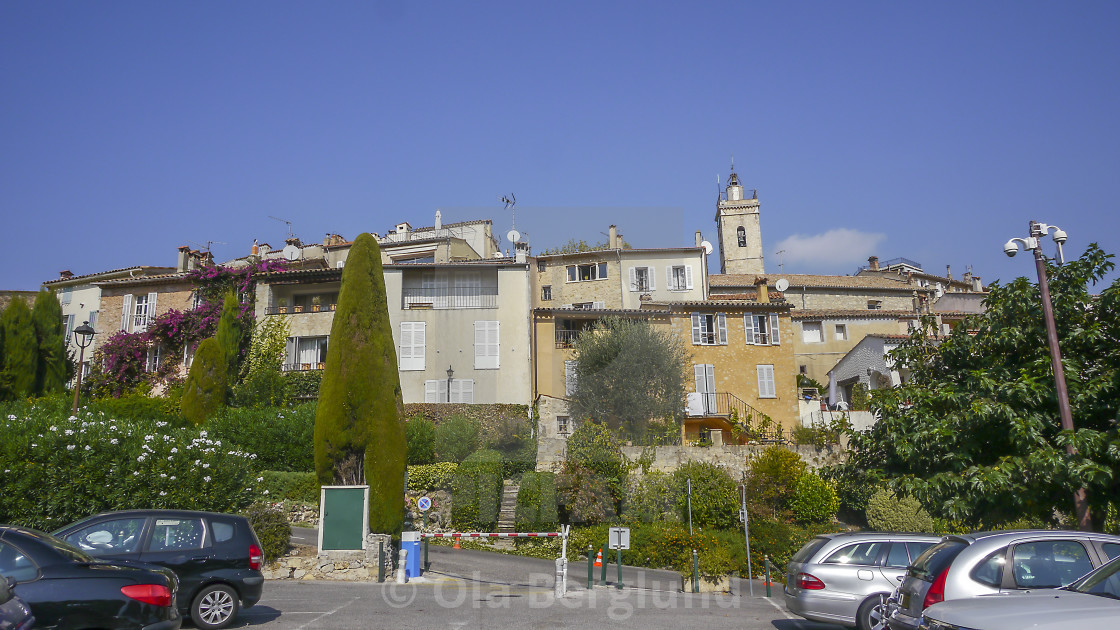 "Mougins in France." stock image