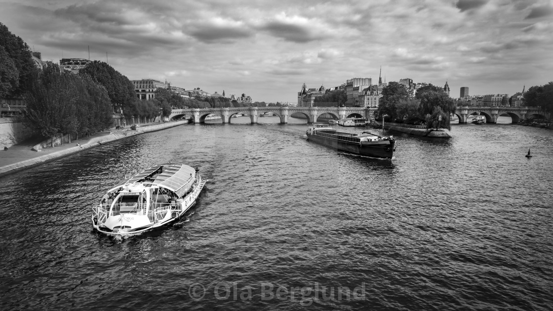 "Seine in Paris, France." stock image