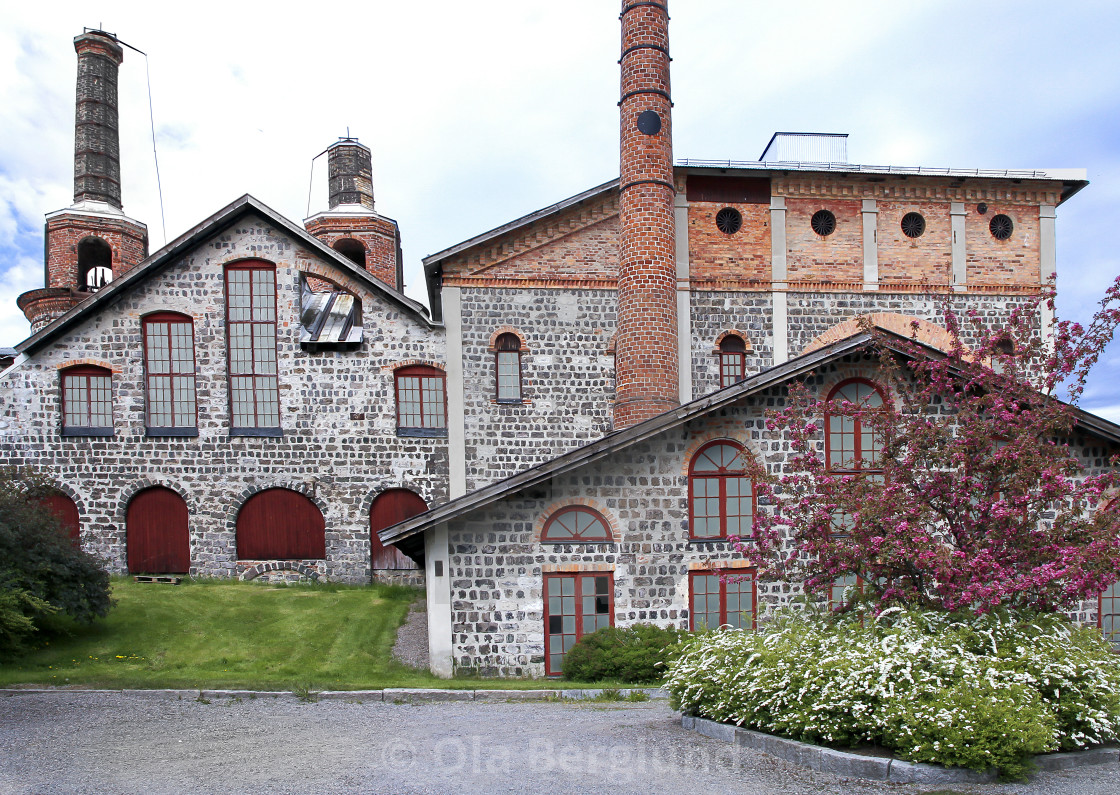 "Ironworks museum in Iggesund." stock image