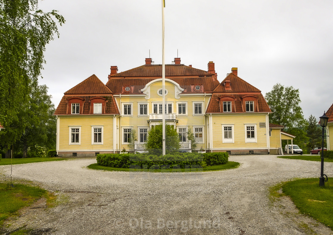 "Mansion in Torpshammar Ånge, Sweden" stock image