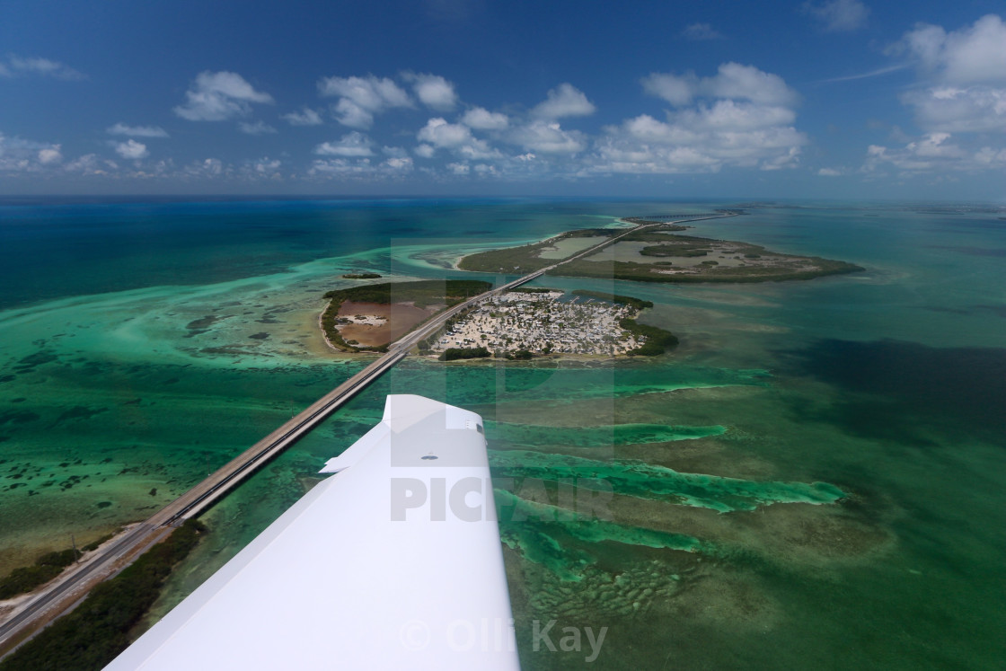 "Flying Gulf of Mexico" stock image