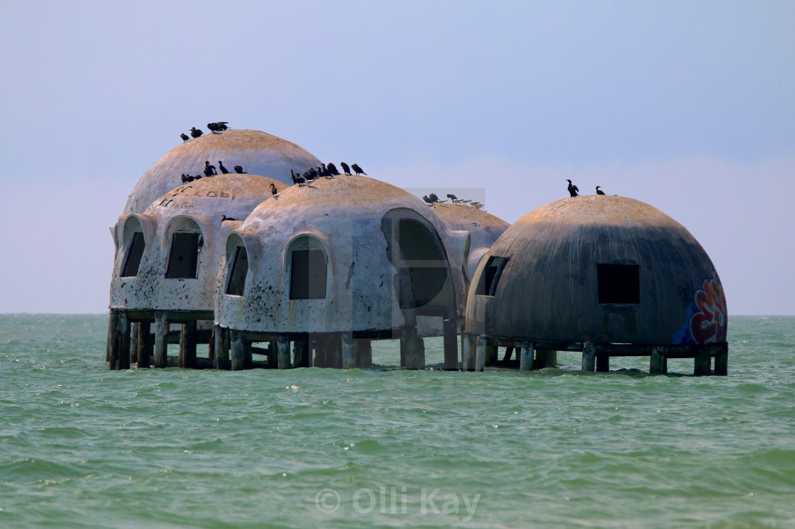 "Dome Houses at Cape Romano" stock image