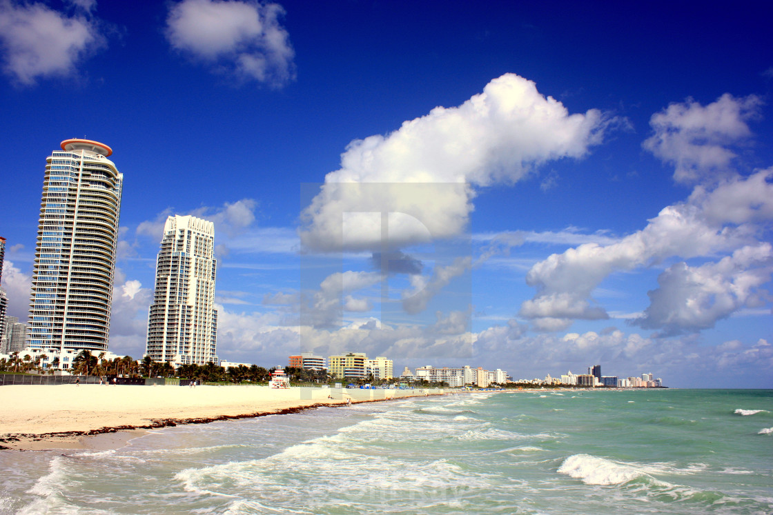 "South Beach FL" stock image