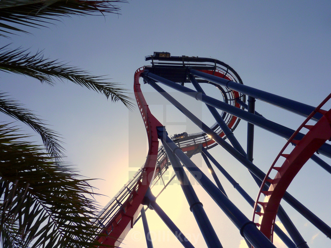 "Sheikra at Busch Garden Tampa FL" stock image