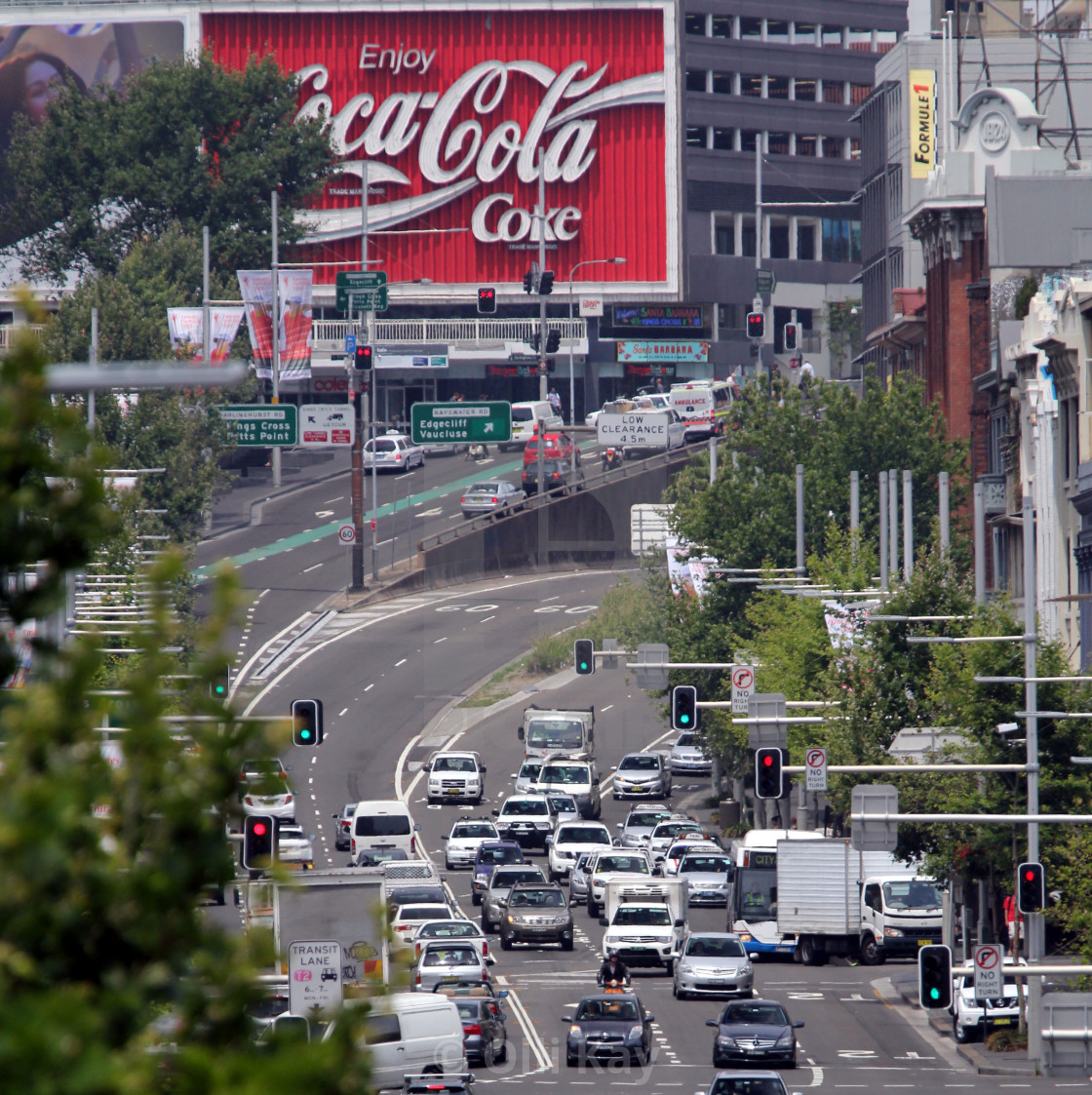 "Sydney traffic" stock image