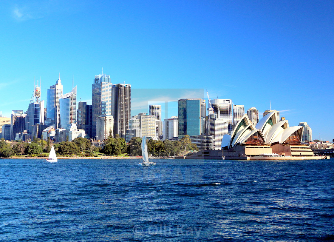 "Sydney Skyline Opera House" stock image