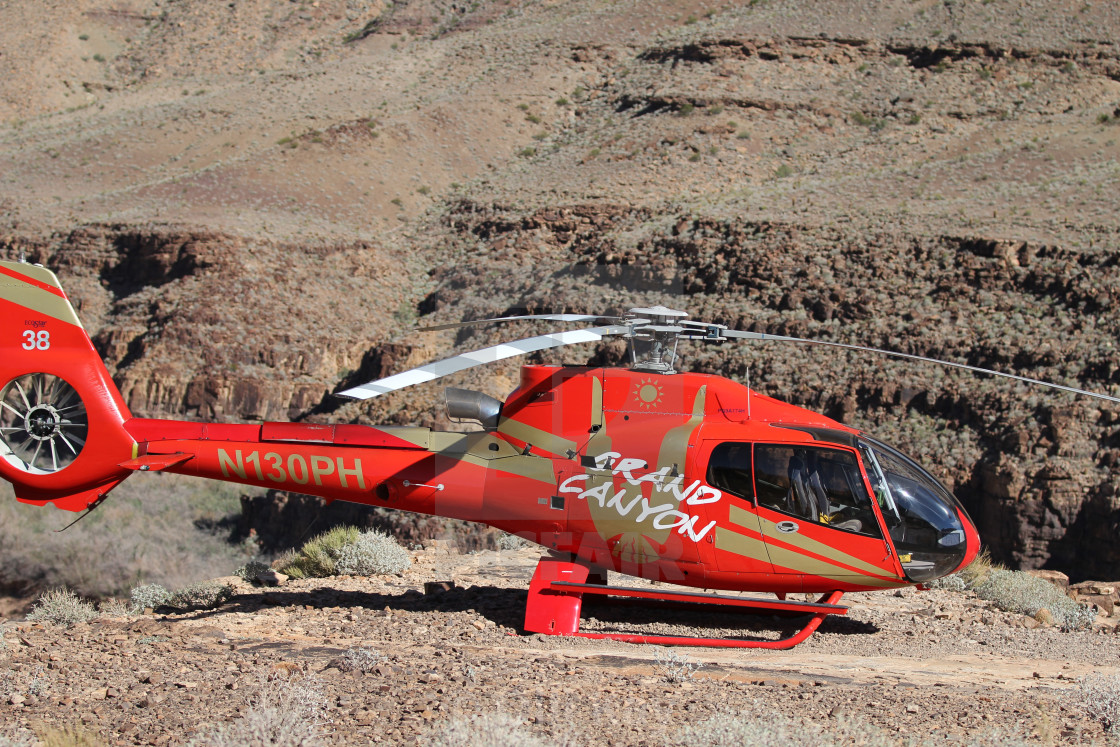 "Helicopter Grand Canyon" stock image