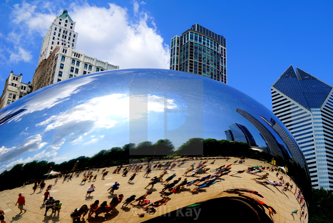 "Cloud Gate" stock image