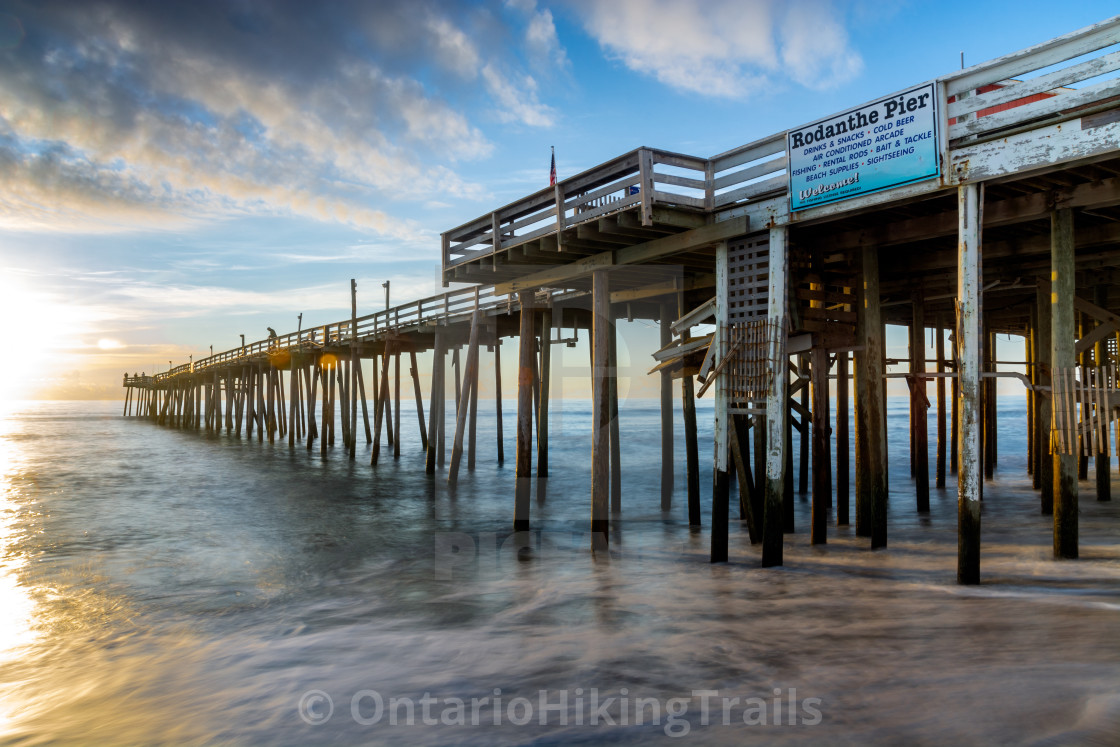 "Rodanthe Fishing Pier North Carolina" stock image