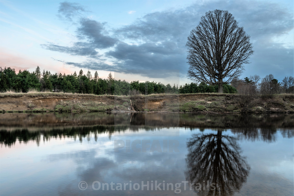 "Burnt River Ontario" stock image