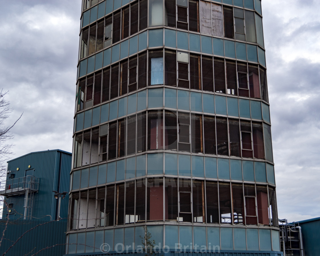 "Derelict Tower - Northfleet, Kent" by Orlando Britain - $23.30 "Derelict Tower - Northfleet, Kent" stock image