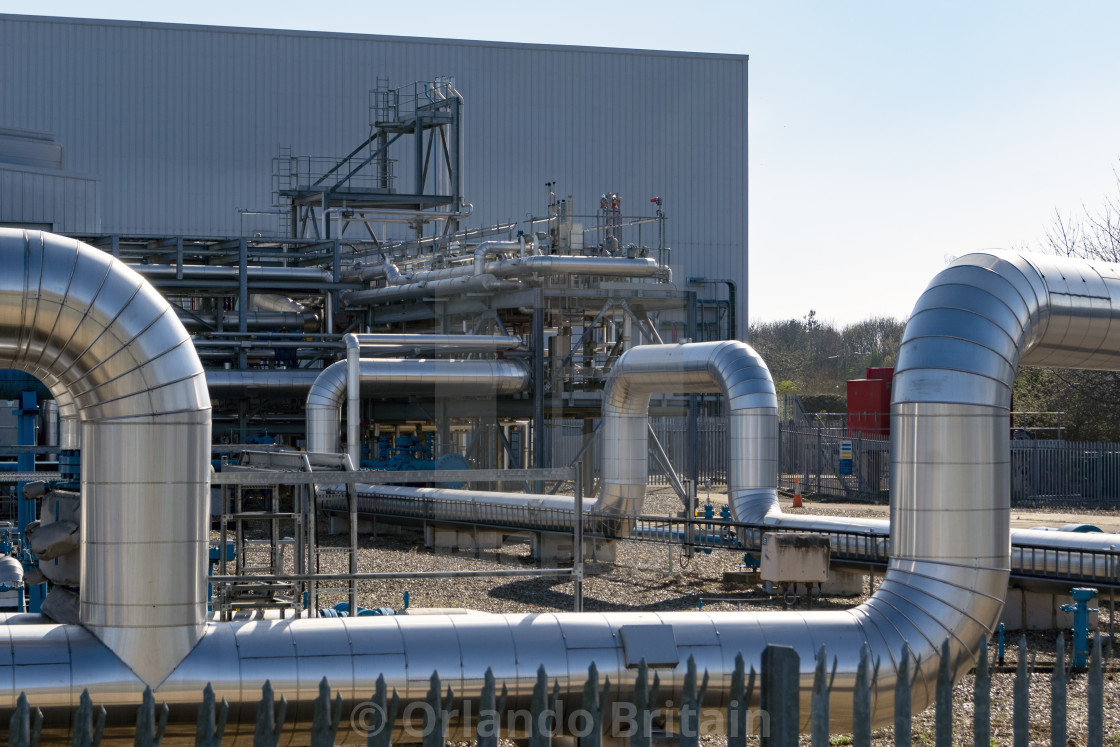 "Industrial Gas Pipes - Energy Company" by Orlando Britain - $15.53 "Industrial Gas Pipes - Energy Company" stock image