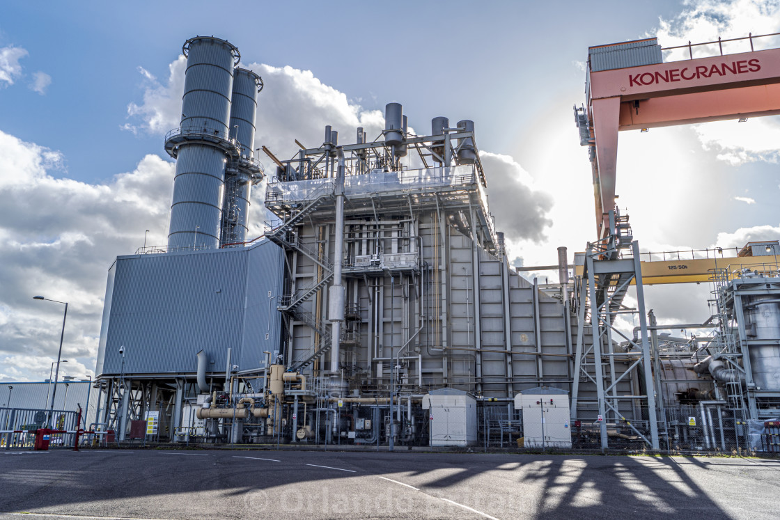 "Power Station - Coryton" by Orlando Britain - £24.80 "Power Station - Coryton" stock image