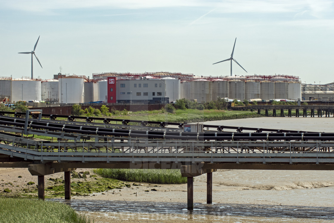 "Oil Storage Tankers - Dagenham" by Orlando Britain - $15.53 "Oil Storage Tankers - Dagenham" stock image