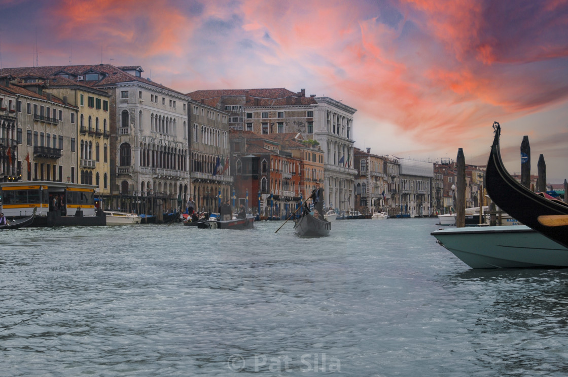 "colorful Venice" stock image