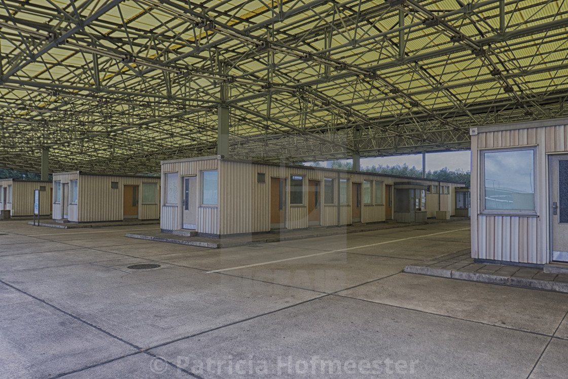"Memorial site at Helmstedt–Marienborn border crossing, former" by Patricia Hofmeester - £12.40 "Memorial site at Helmstedt–Marienborn border crossing, former" stock image