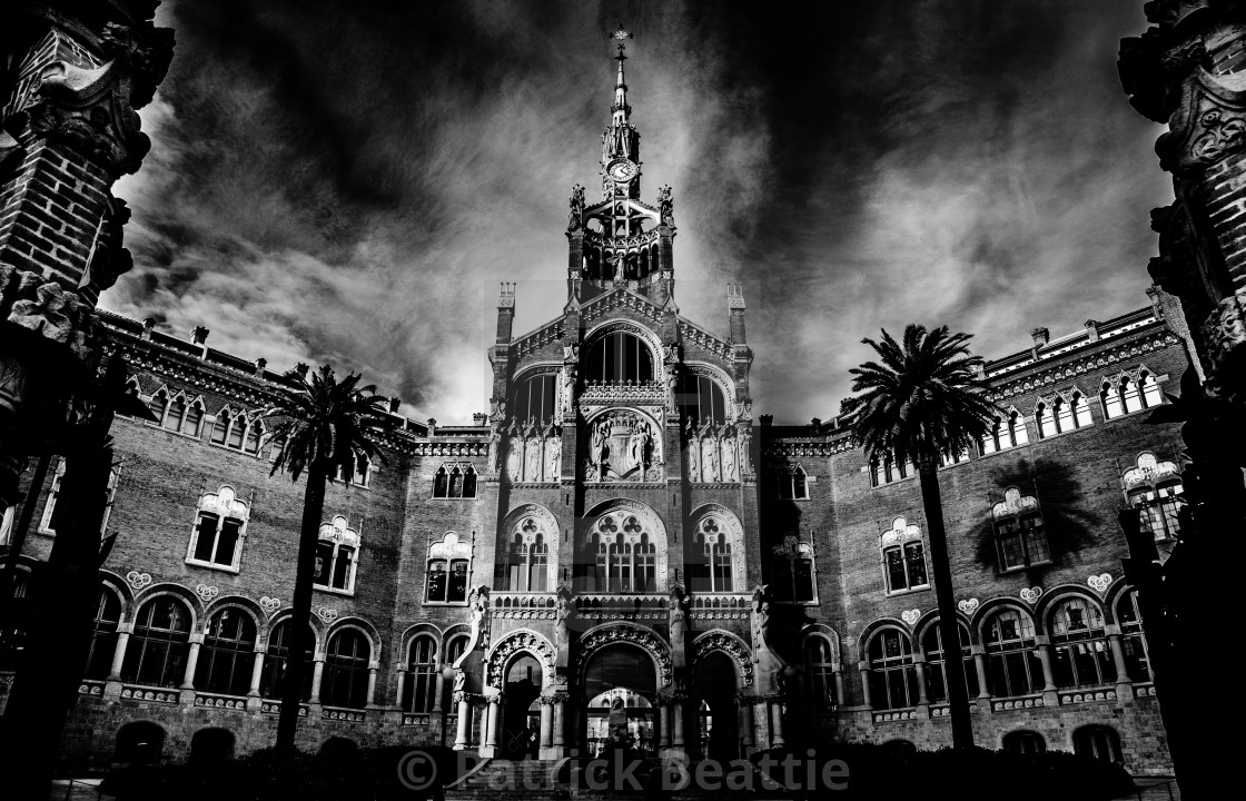 "Hospital de la Santa Creu i Sant Pau" by Patrick Beattie - $15.59 "Hospital de la Santa Creu i Sant Pau" stock image