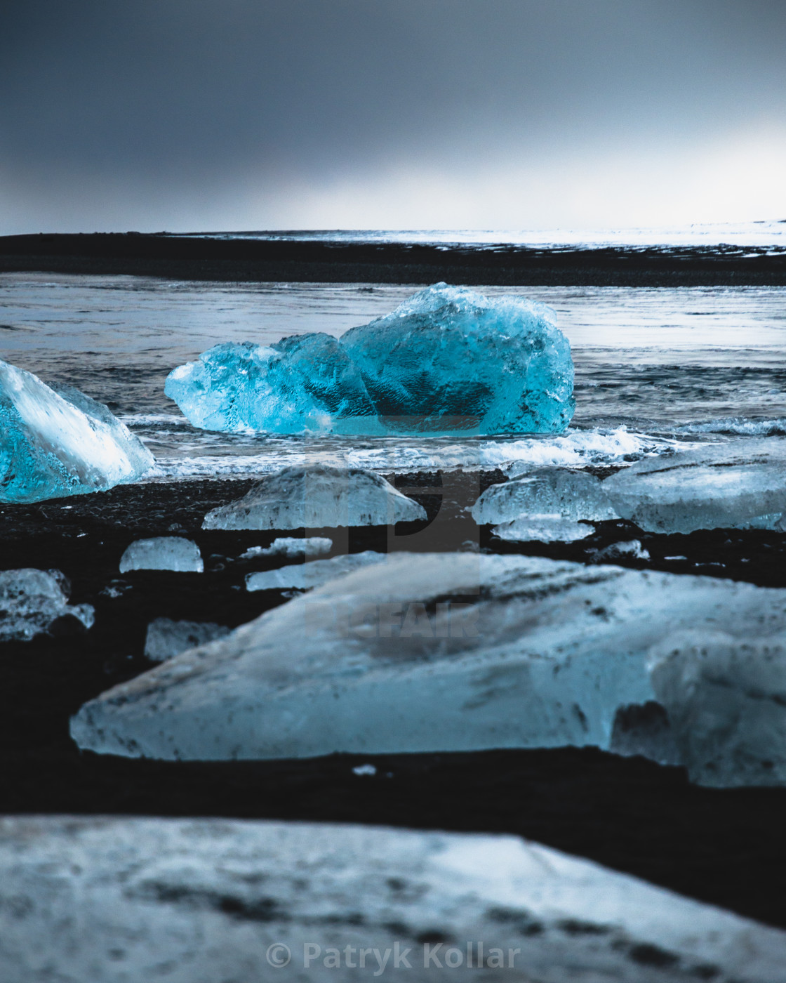 "Blue icebergs" by Patryk Kollar - £24.80 "Blue icebergs" stock image