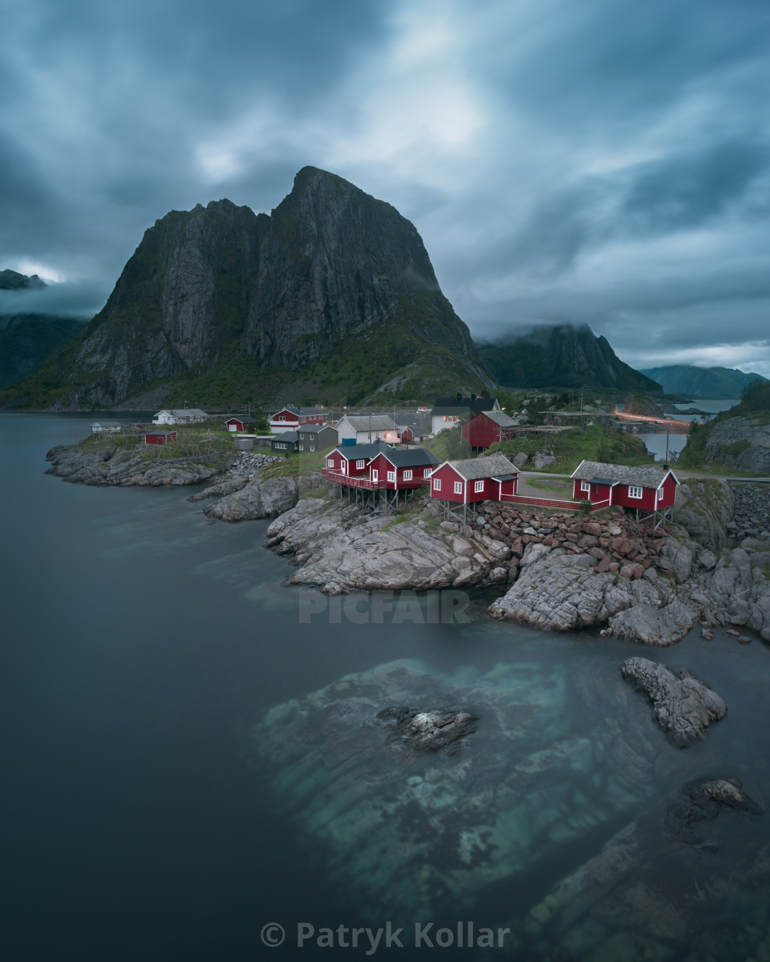 "Moody Hamnøy" by Patryk Kollar - £24.80 "Moody Hamnøy" stock image