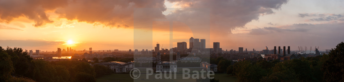 "London Panorama" stock image