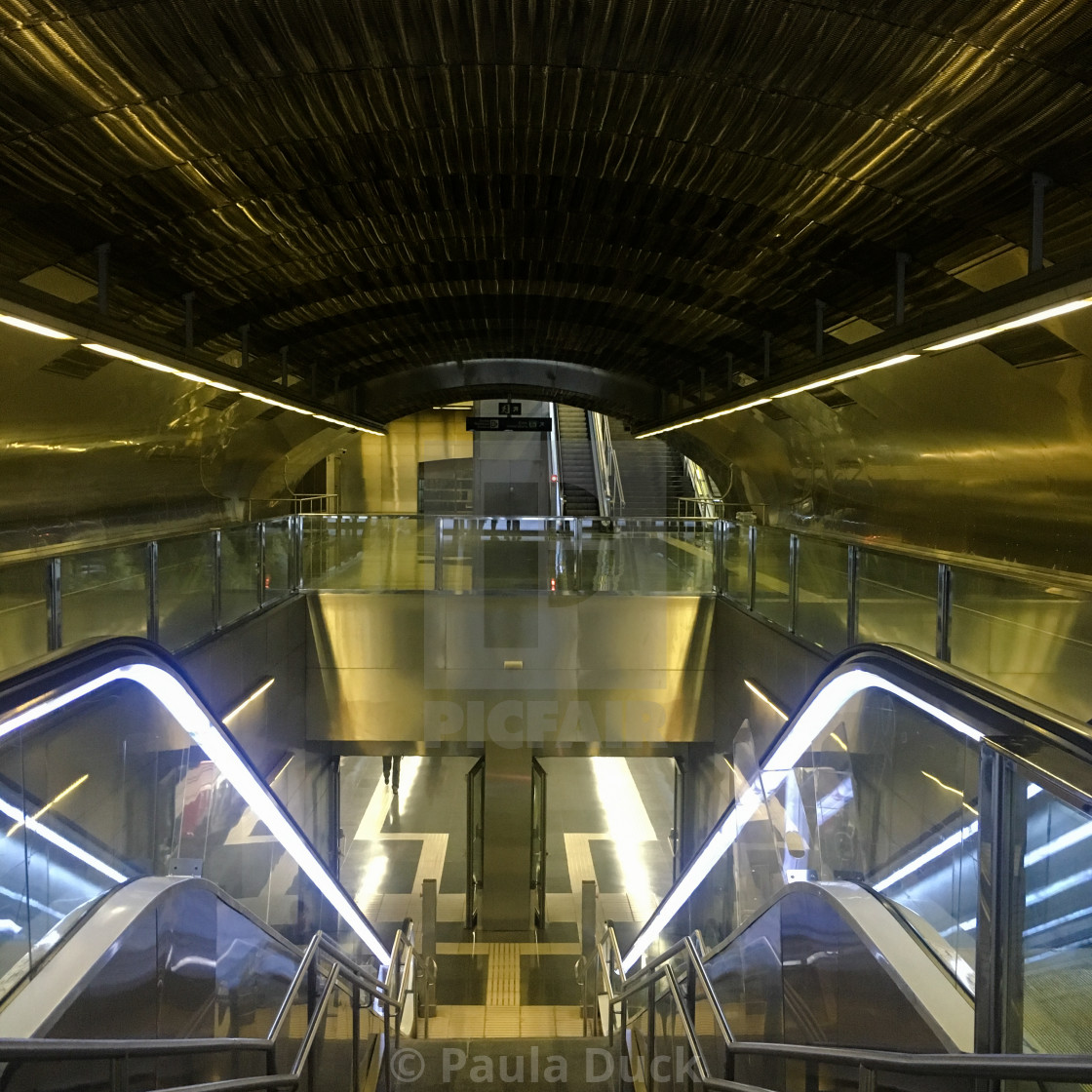 "Metro underground, Barcelona" stock image