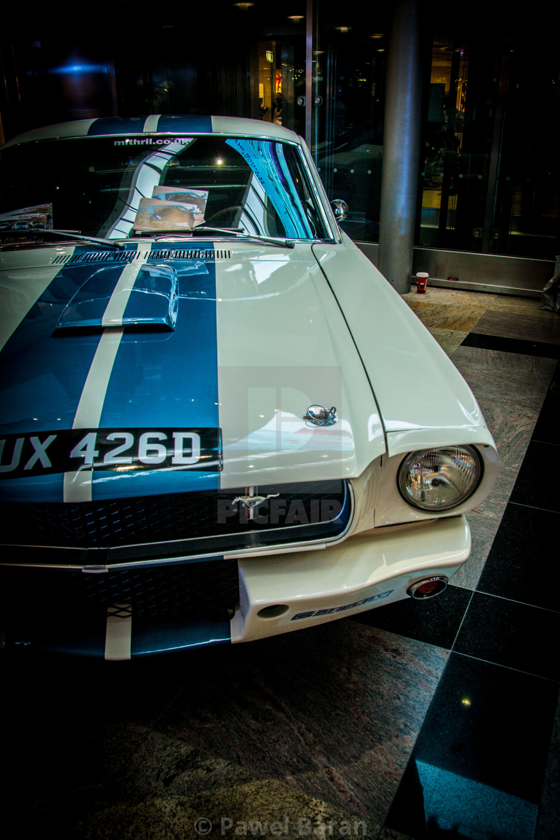 "Super cars in WestQuay Shopping Mall V" stock image