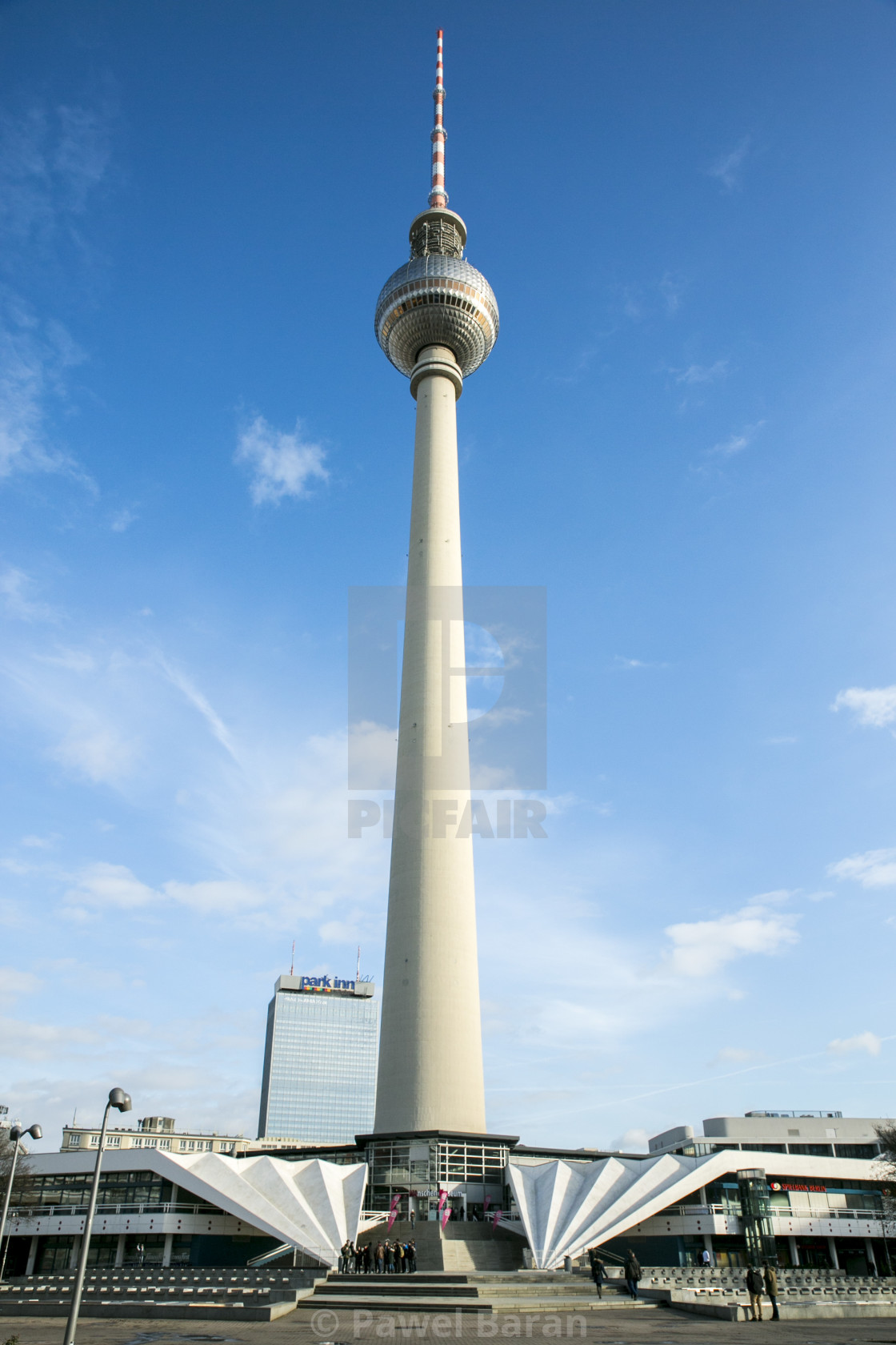 "Berlin TV Tower" stock image