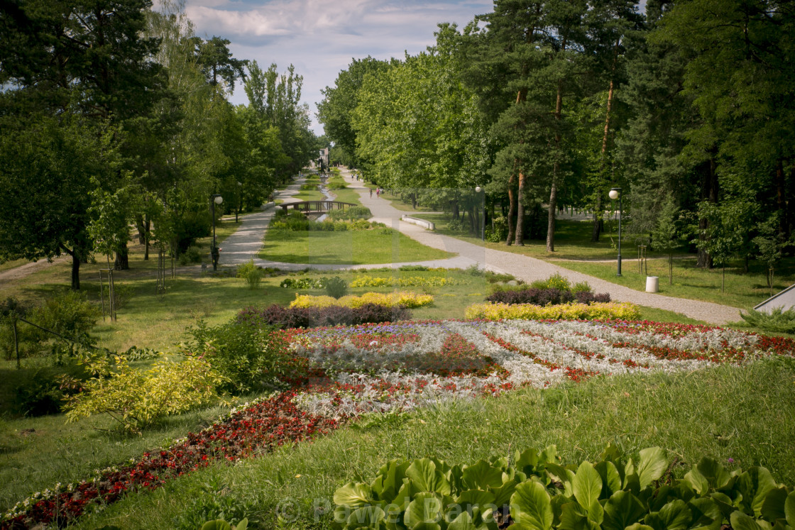 "The Park" stock image